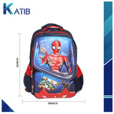 Spiderman Flip School Bag Trolley School Bag For Kids Backpack [PD][1Pc]