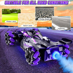 Coikes Remote Controlled Car, 2.4GHz RC Stunt Car with Spray Light, Music, 4WD Off Road Drift RC Car , [PD]