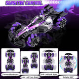 Coikes Remote Controlled Car, 2.4GHz RC Stunt Car with Spray Light, Music, 4WD Off Road Drift RC Car , [PD]