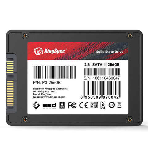 KingSpec 2.5" SATA SSD 256GB [IP][1Pc]