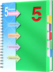 A5 5 Subject Spiral China [PD]