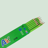 Tick ALIF Green Eraser tip Pencil 12 PCS Pack (COB)