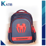 Spiderman Trolley School Bag For Kids Superhero Backpack[PD][1Pc]