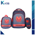 Spiderman Trolley School Bag For Kids Superhero Backpack[PD][1Pc]