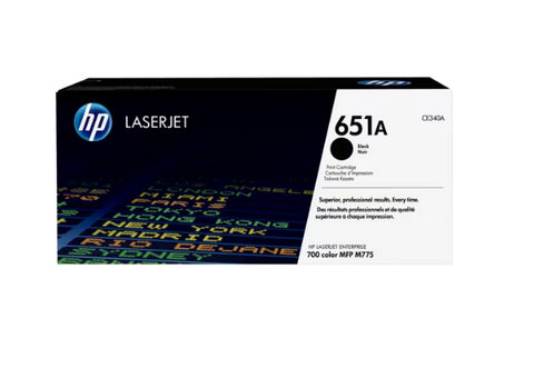 HP 651A Black Original LaserJet Toner Cartridge[IP][1PC]