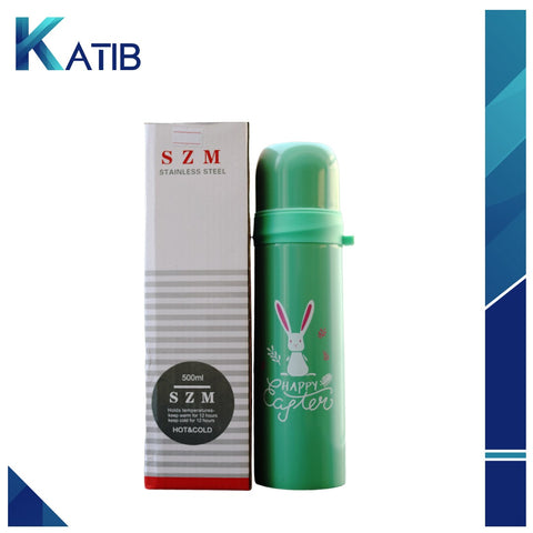 Stainless Sport  Water Bottle - GREEN [PD][1Pc]