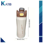 Cream Steel Water Bottle [PD][1PC]