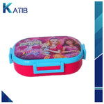 Barbie Lunch Box With Two Portions, Spoon & Fork [PD][1Pc]