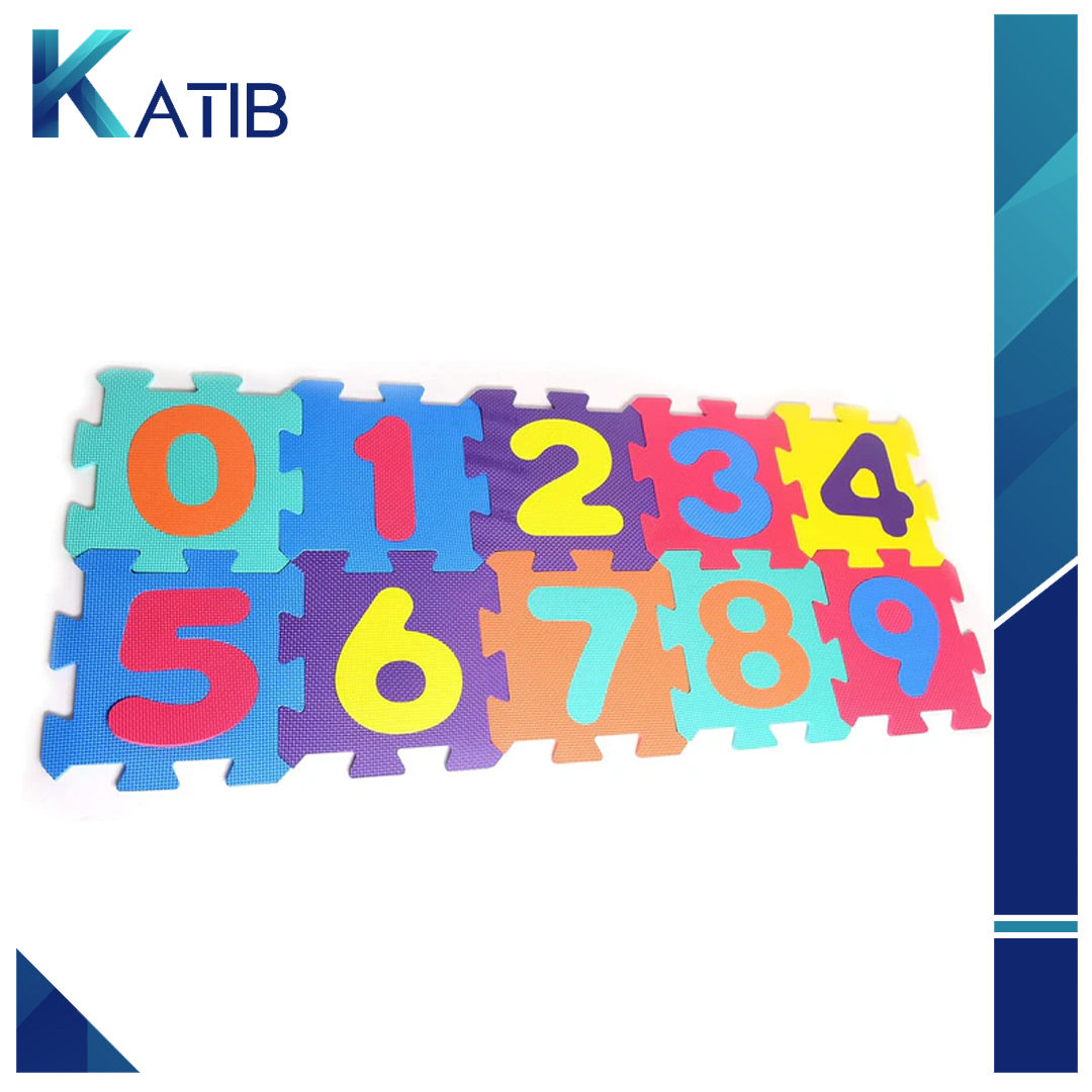 Numbers Rubber EVA Foam Puzzle Play Mat Floor[PD][1 Pack] – KATIB ...
