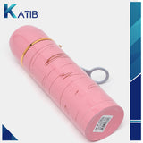 WATER BOTTLE FLASK MARBLE TEXTURE PINK [PD][1Pc]