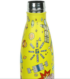 Yellow Stainless Steel Water Bottle 500ML [PD][1Pc]