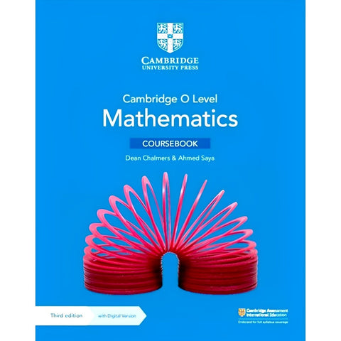 CAMBRIDGE O LEVEL MATHEMATICS COURSEBOOK WITH DIGITAL VERSION (3 YEARS' ACCESS) [IP]
