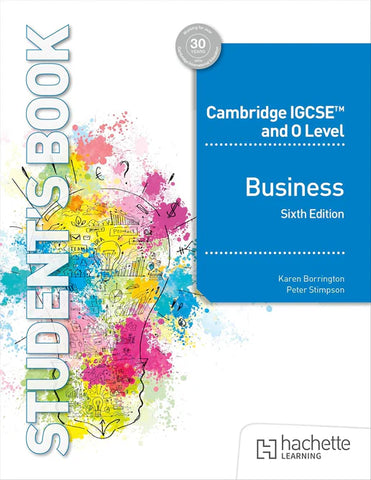 CAMBRIDGE IGCSE AND O LEVEL BUSINESS cBOOK (Exclusive) 6ED [IP]