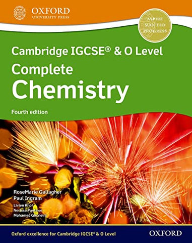 Cambridge IGCSE (R) & O Level Complete Chemistry: Student Book Fourth Edition: Student Book 4th Edition [PD]