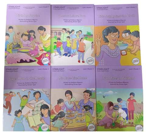 Starlight Graded English Readers Level 4 - Pack of 6 - Lightstone [IP]