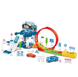 Kids plastic Diy Ejection Track Pretend play Mini Model Car[PD][1Pc]