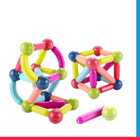 36 Pieces Magnetic Sticks 3D Building Rods and Balls for Building For Kids[1Pc][PD]