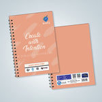 WARQ Premium Spiral Notebook [Create with Intention] – 6 Subjects [COB]