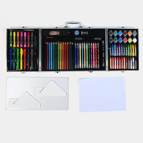 BLUE UNICORN BRIEFCASE PAINTING SET OF 128 [PD][1Pc]