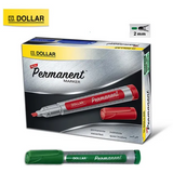 Dollar Round Tip Permanent Marker 2mm Green [IS][1PC]