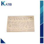 Leaf Shape Relief Plaster Mold[1Pc][PD]
