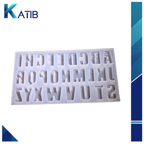 Large Upper Case A To Z Alphabet Resin Mold[1Pc][PD]