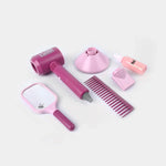 Kids Hair Salon Toy, Beauty Salon Playset for Kids Pretend Play Game, Children Parlor Hair Styling Tools[PD]