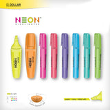 Dollar Neon Highlighter Orange HL-625 [IS][1Pc]