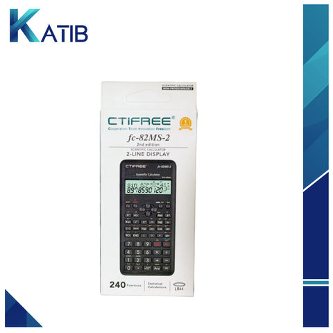 CTIFREE Scientific Calculator FC-82MS-2 [PD][1Pc]