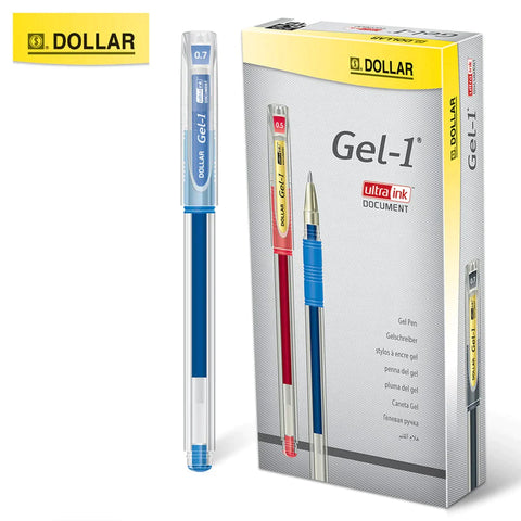 Dollar Gel-1 0.7 Gel Pen Red [IS]
