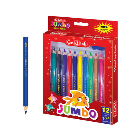 Goldfish JUMBO 12 Color Pencils [IP][Pack]