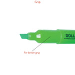 Dollar Neon Green Highlighter 5mm  [IS][1PC]