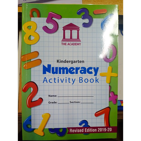 The Academy Numeracy Activity book K.G – Kindergarten – The Academy – Course Books