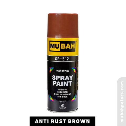 MUBAH Spray Paint - Anti Rust brown [IP][1Pc] - Kaliber