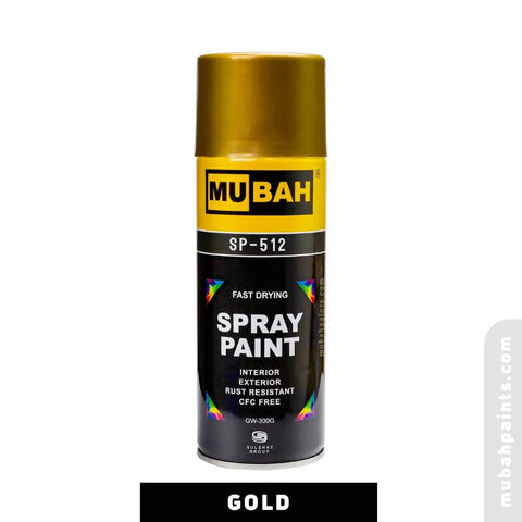 MUBAH Spray Paint - Gold [IP][1Pc] - Kaliber