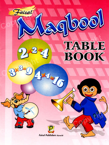 Faisal Maqbool Table Book