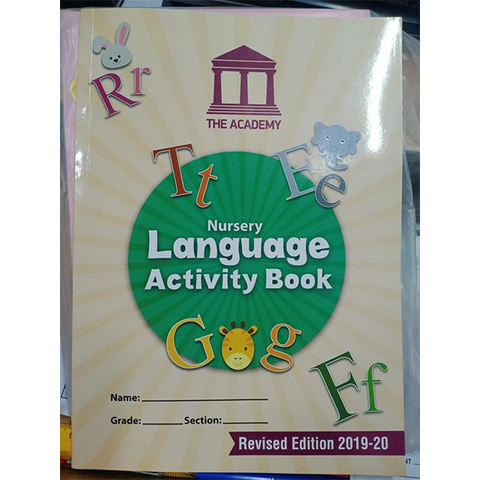 The Academy Language Activity book NURSERY – Nursery – The Academy – Course Books