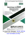 Cambridge O-Level IGCSE Pakistan Studies Geography  P-2 Topical Article 418 [IS-A]