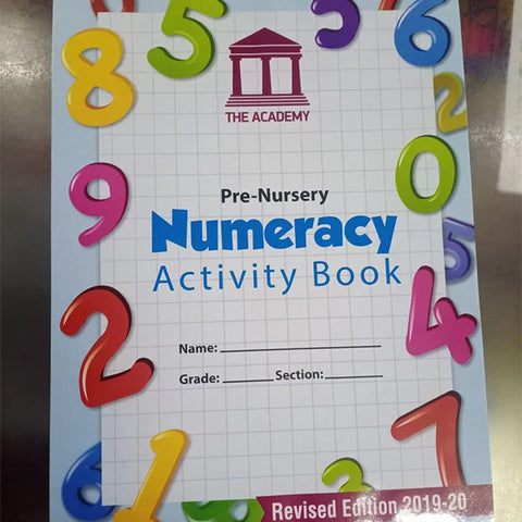 The Academy Numeracy Activity book PRE-NURSERY – The Academy – Course Books