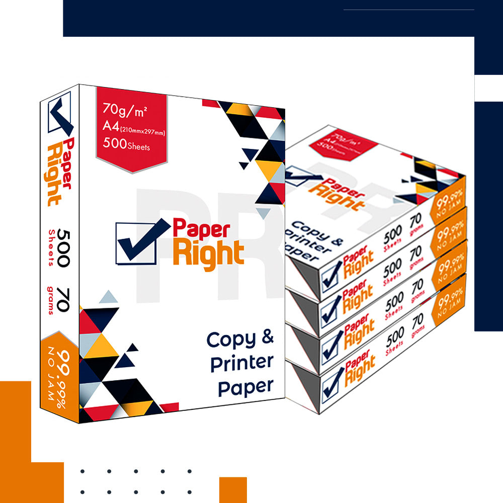 Paper Right 70Gsm A4 Printing Paper : Get FREE delivery and huge ...