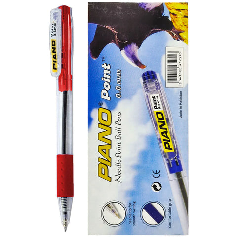 Piano Point 0.8 Ball Pen Red [IS][1Box]