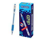 Picasso Grip Ball Pen Blue [IS][1Box]