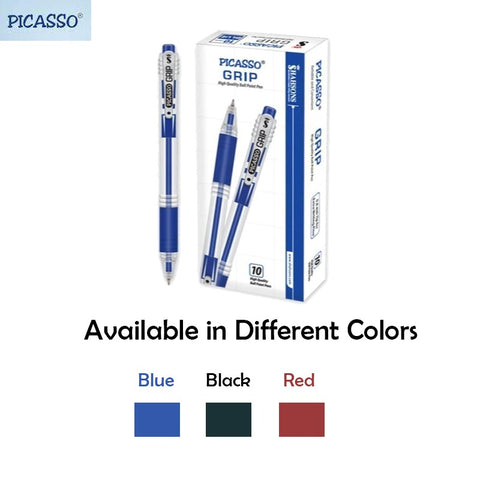Picasso Grip Ball Pen Red [IS]