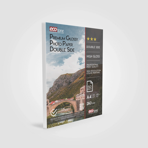 Ecotone Double Side Glossy Photo Paper A4 260 Gram [IS][1Pack]