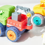 4 Pcs DIY Farm Truck Assembly Toy For Kids [PD]