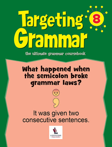 Targeting Grammar Activity Book 8