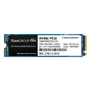 Team Group 256GB MP33 M.2 NVMe PCIe SSD (Single Cut)