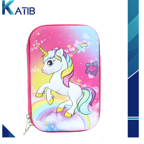 3D Embossed Unicorn Horse Geometry/Pouch[1Pc][PD]