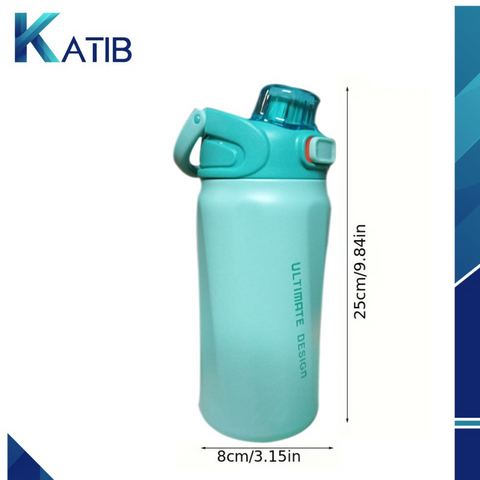 Green Steel Water Bottle [PD][1PC]