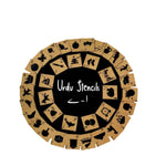 Urdu Stencils Wooden Writing And Drawing Tracing Slate With Pictures [1Set][PD] - Kaliber